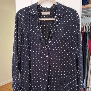 Everlane The Polka Dot Oversized Shirt